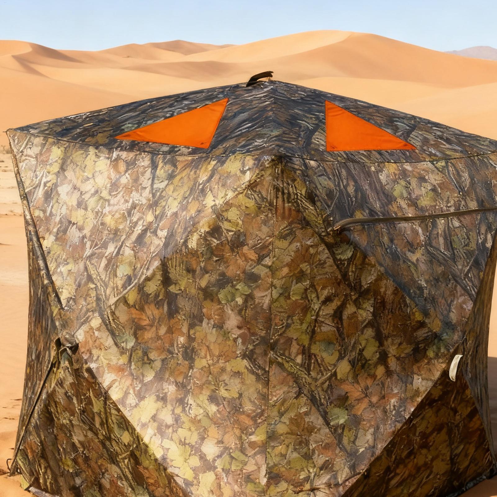 Outdoor Hunting Blinds - Hunting Blind Orange Markers Magnetic Hunting