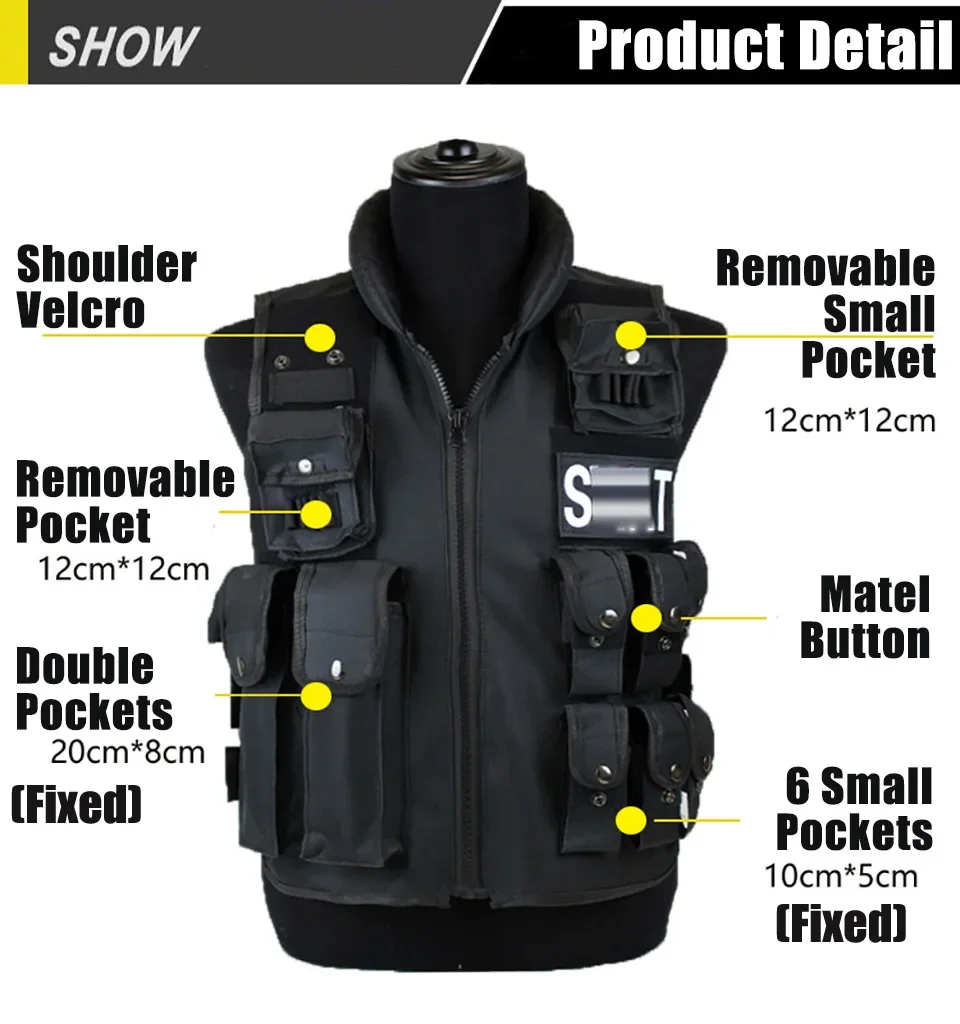 Outdoor Hunting Coat - Multi Pockets Tactical Vest Hunting Outdoor