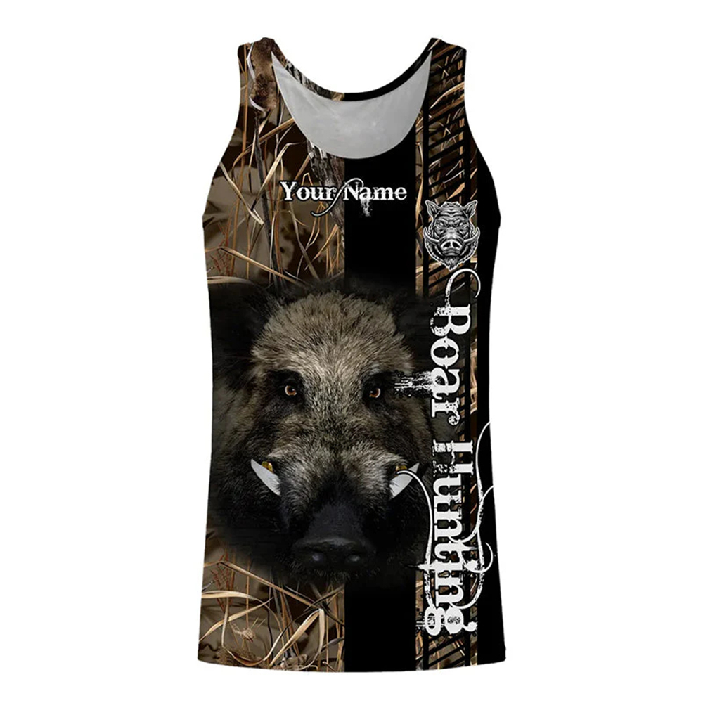 Custom Name Boar Hunter Tank T - огляд і ціна Wildman Hunting & Outdoor Robertson
