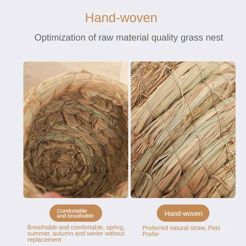 Hand Woven Straw Chicken Nest  - огляд і ціна Hunting Quail