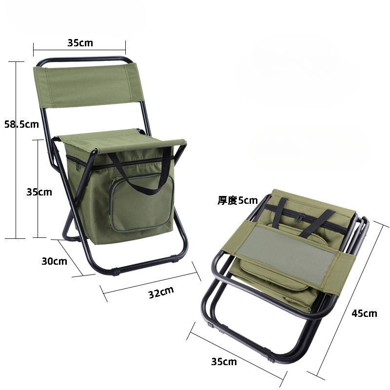 2 in 1 Folding Fishing Chair B - огляд і ціна Hunting And Fishing Outdoor Chairs