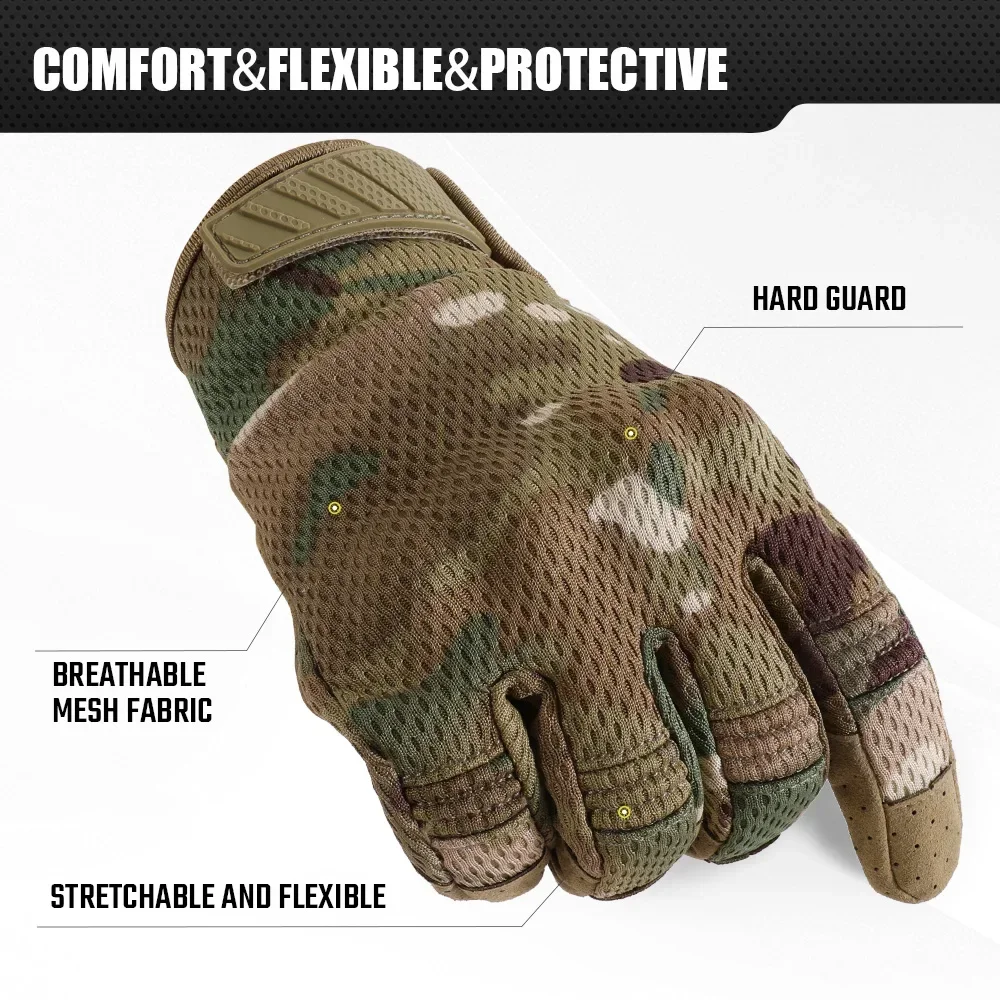 Camo Touch Screen Tactical Glo - огляд і ціна Outdoor Hunting Gloves