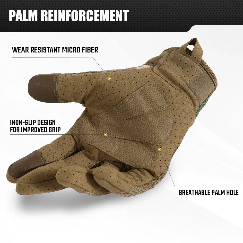 Camo Touch Screen Tactical Glo - огляд і ціна Outdoor Hunting Gloves