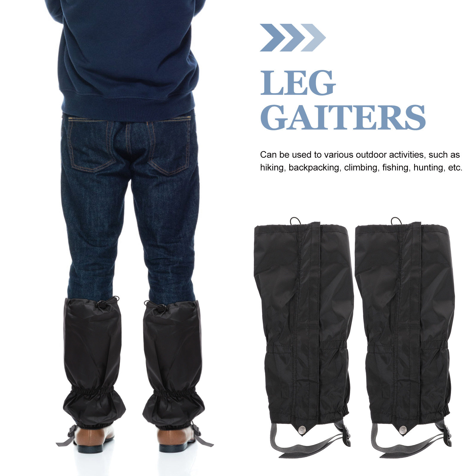 2Pcs Rugged Outdoor Leg Gaiter - огляд і ціна Outdoor Hunting And Fishing