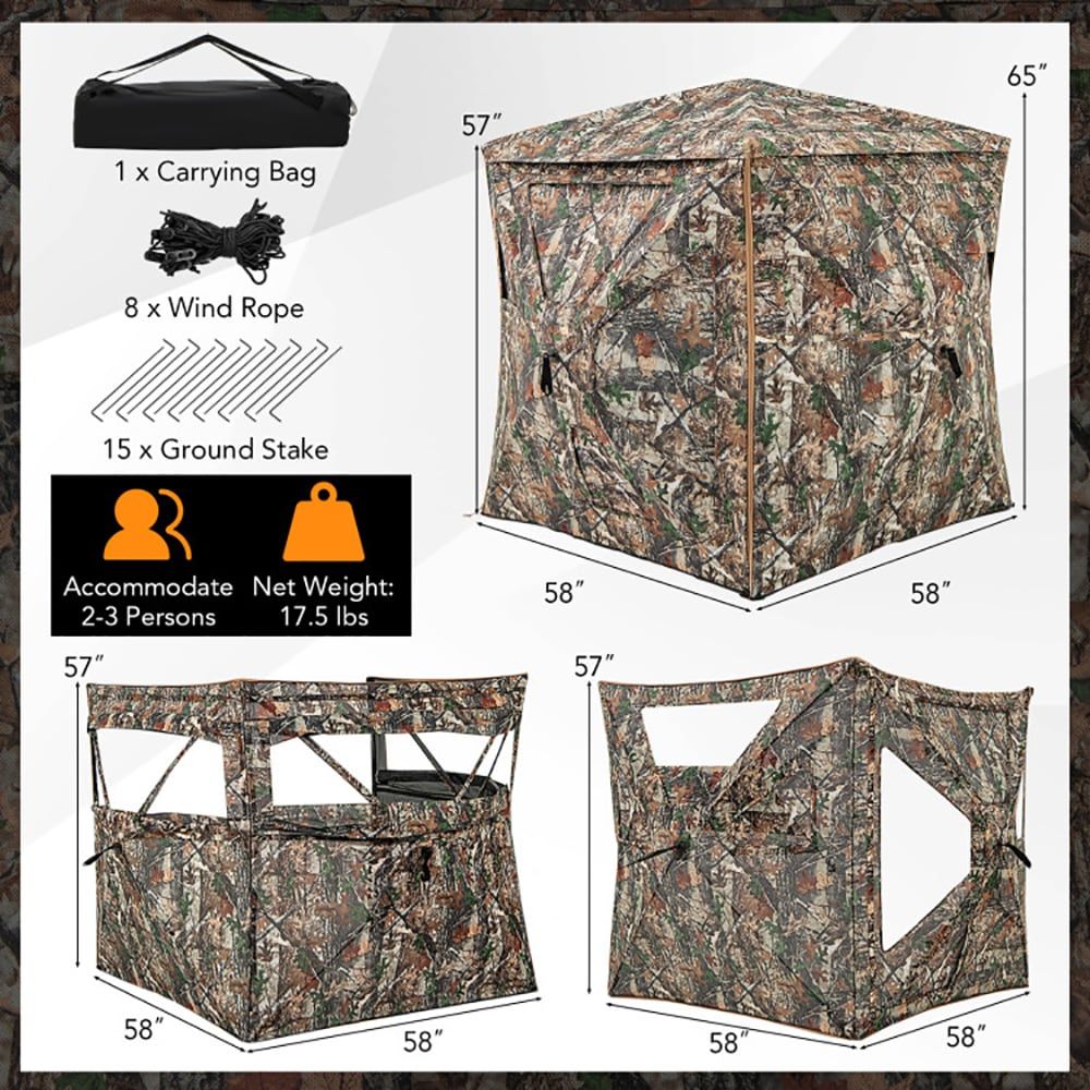 5-in-1 Detachable Hunting Blin - огляд і ціна Outdoor Hunting Blinds