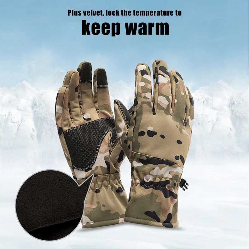 Winter Waterproof Camouflage H - огляд і ціна Outdoor Hunting Gloves