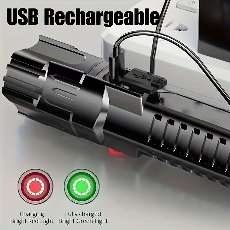 New High-power Led Flashlight  - огляд і ціна Outdoor Hunting And Fishing