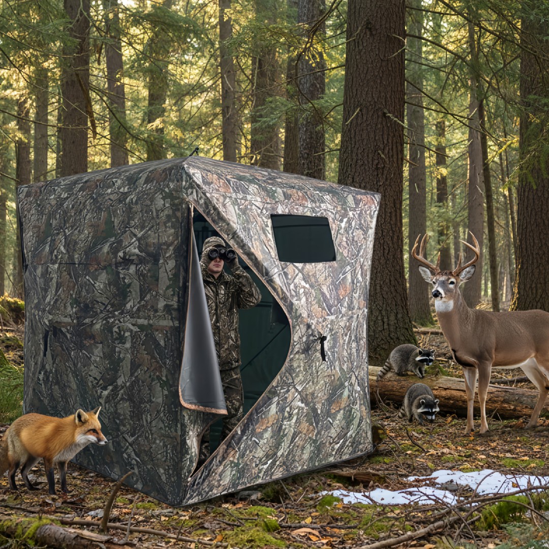 Camouflage Pop-Up Hunting Blin - огляд і ціна Outdoor Hunting Blinds