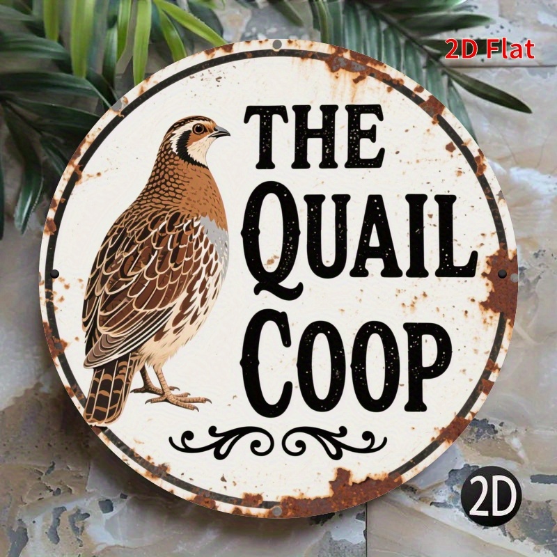 2D Flat Vintage The Quail Coop - огляд і ціна Hunting Quail