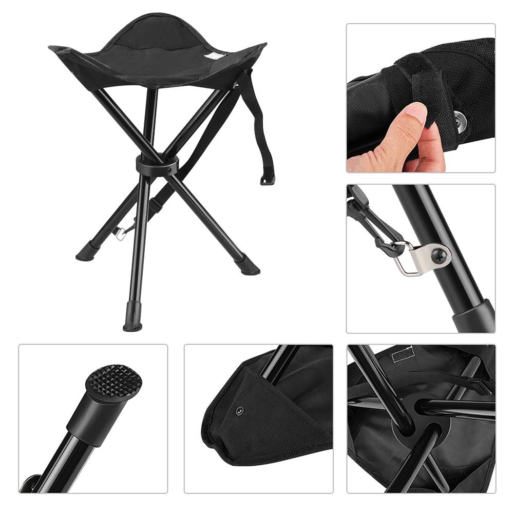 Portable Tripod Stool Folding  - огляд і ціна Hunting And Fishing Outdoor Chairs