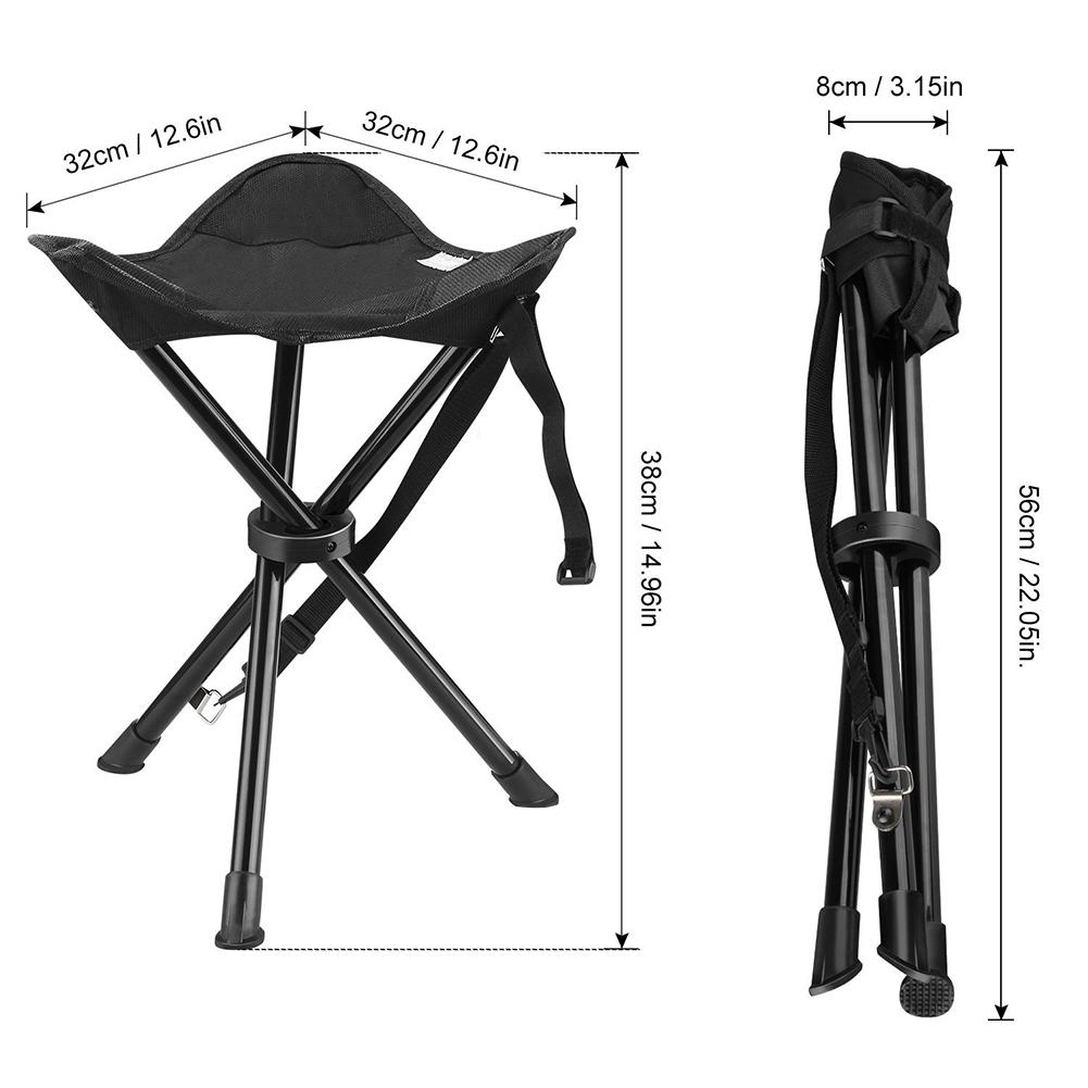 Portable Tripod Stool Folding  - огляд і ціна Hunting And Fishing Outdoor Chairs