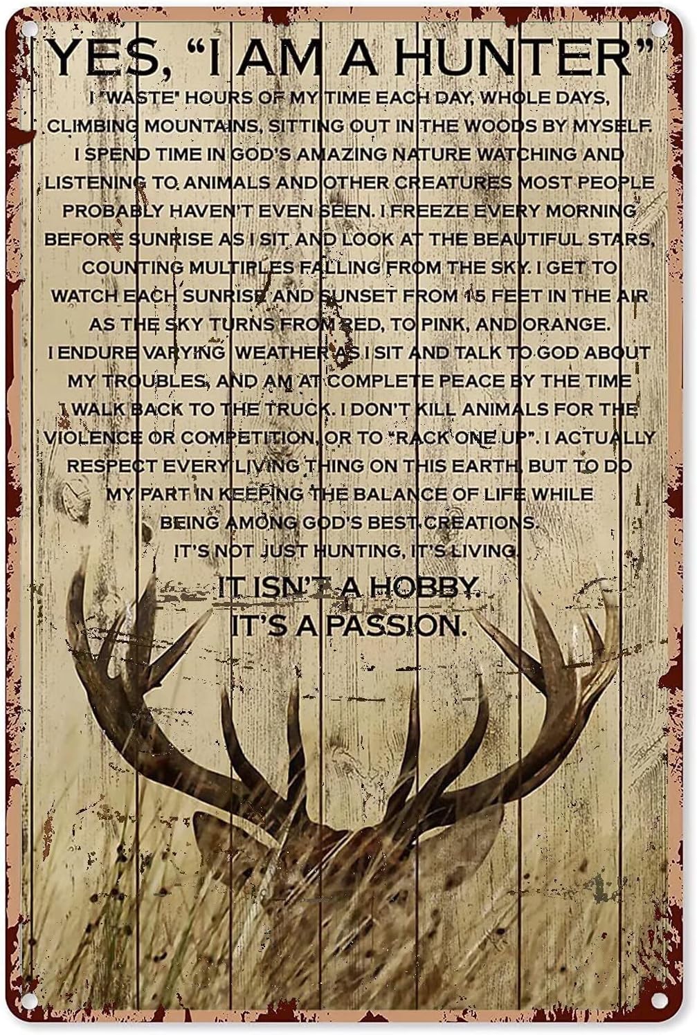Deer Hunting Aluminum Metal Ti - огляд і ціна Outdoor Hunting Paintings