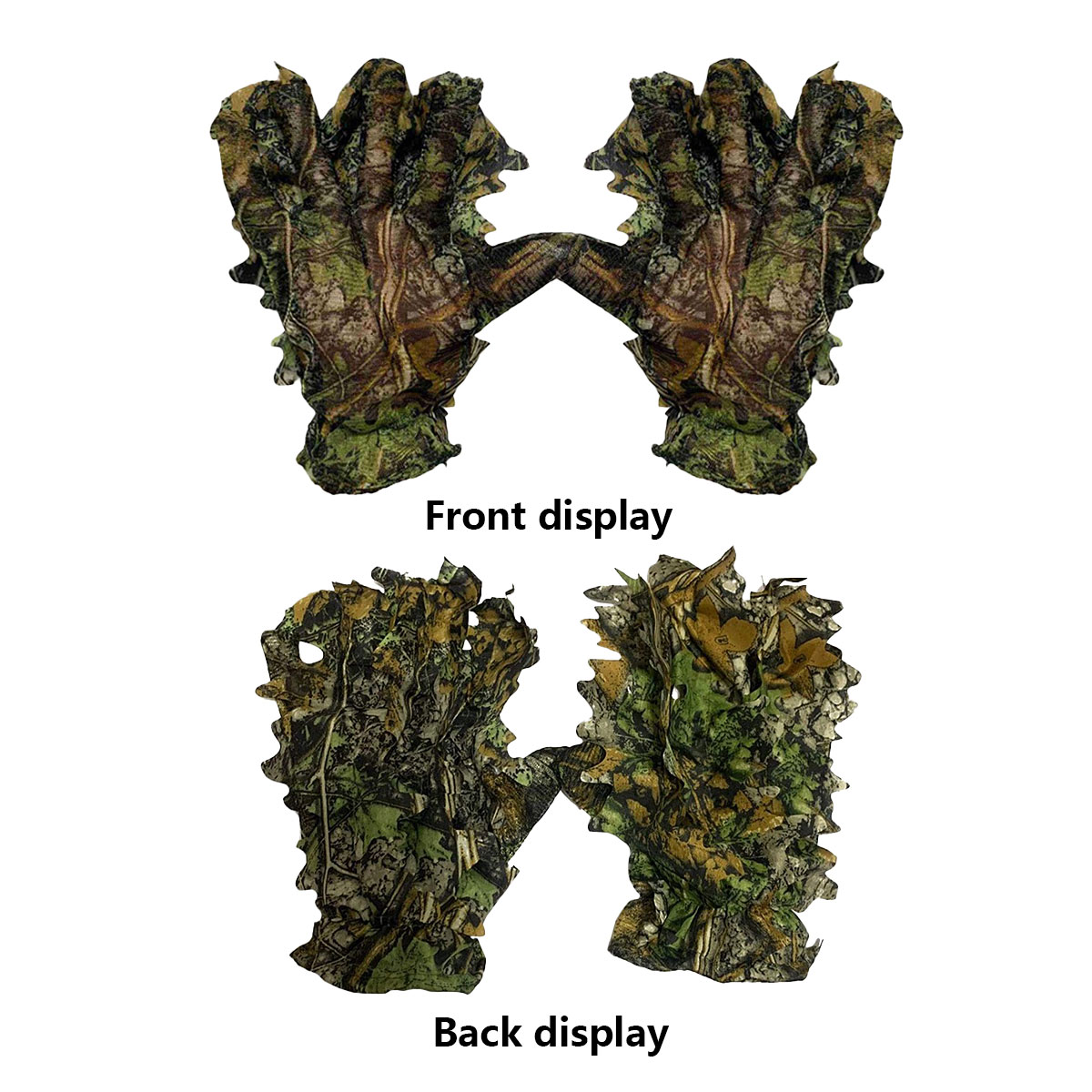 3D Camouflage Leaf Hunting Glo - огляд і ціна Outdoor Hunting Gloves